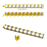 9ct White Gold 6.99ct Lab Grown Diamond Tennis Bracelet