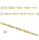 Elegant 9K Gold Pave Diamond Chain Bracelet