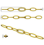Close Up Oval Link Lab Diamond Jewellery