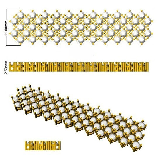 Safety Lock Gold Bracelet