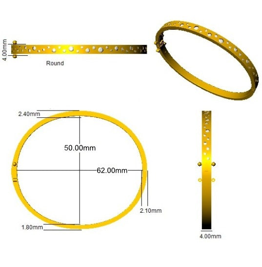 Clover Diamant-Kettenarmband mit Lünetten- und Pavé-Fassung aus Naturdiamanten in Platin