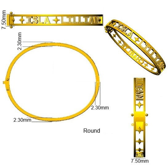 Bracelet de tennis de luxe en or et platine, serti de diamants ronds.