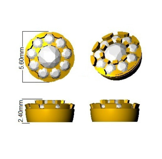Stunning 0.33 Ct Diamond Cluster Stud Earrings - Exquisite Luxury Jewelry