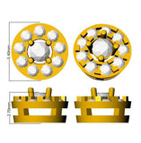 Luxury Gold Halo Diamond Earrings | Hazel 0.2ct Elegant Design