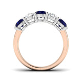 Diamond Wakefiesb Blue Sapphire Ring | 2ct