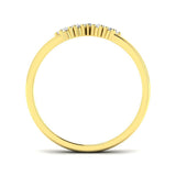 Diamond Webbover Wishbone Ring | 0.15ct | Hallmarked Gold & Platinum