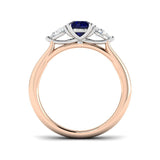 Diamond Heritage Blue Sapphire Ring | 1ct - 1.25ct