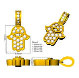 9ct Yellow Gold 0.25ct Lab Grown Diamond Religious Pendant