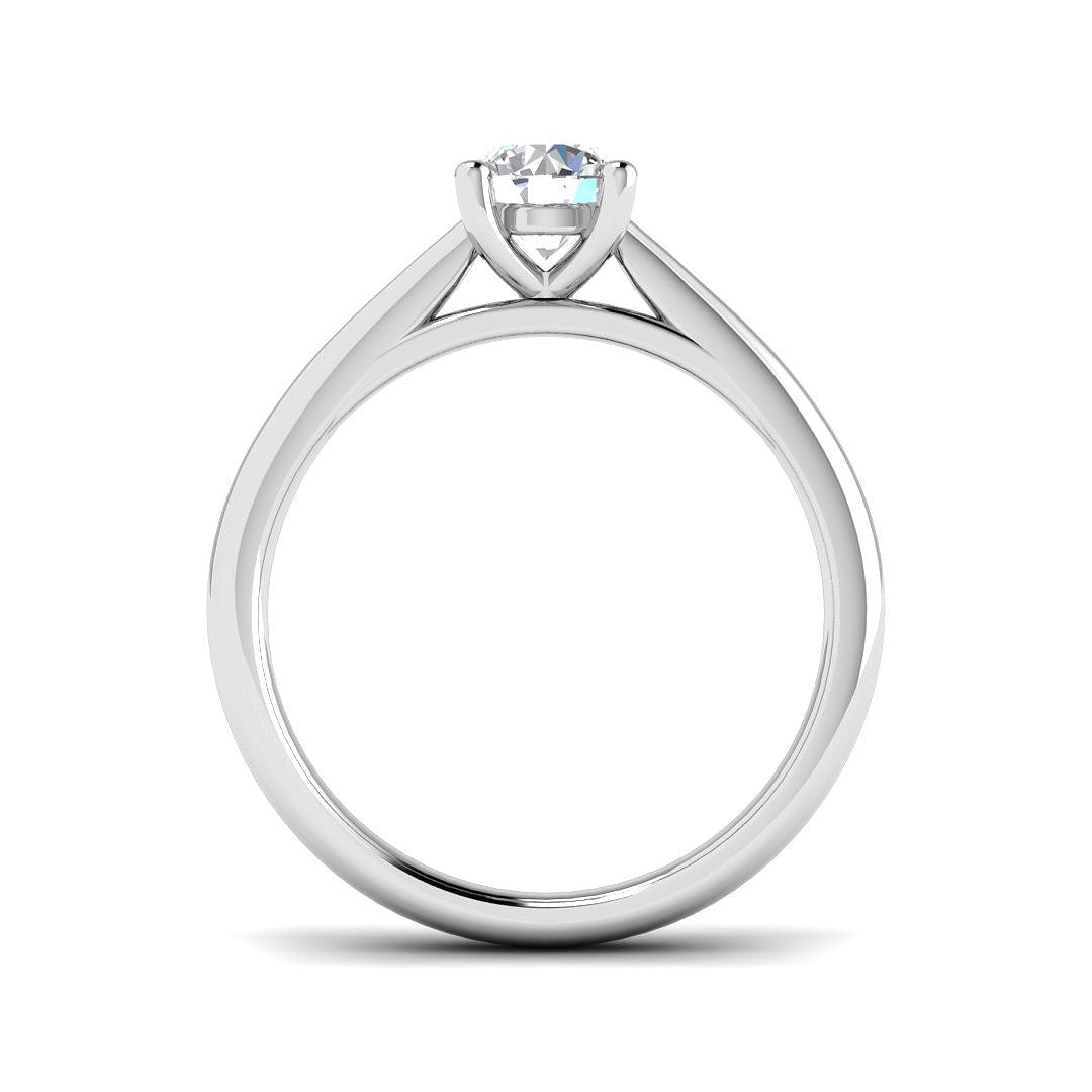 0.6Ct Lab Grown Diamond Ring in Platinum | Ring Size - M
