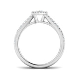 Marquise Cut Diamond Halo Engagement Ring | 0.50ct | Hallmarked Gold & Platinum