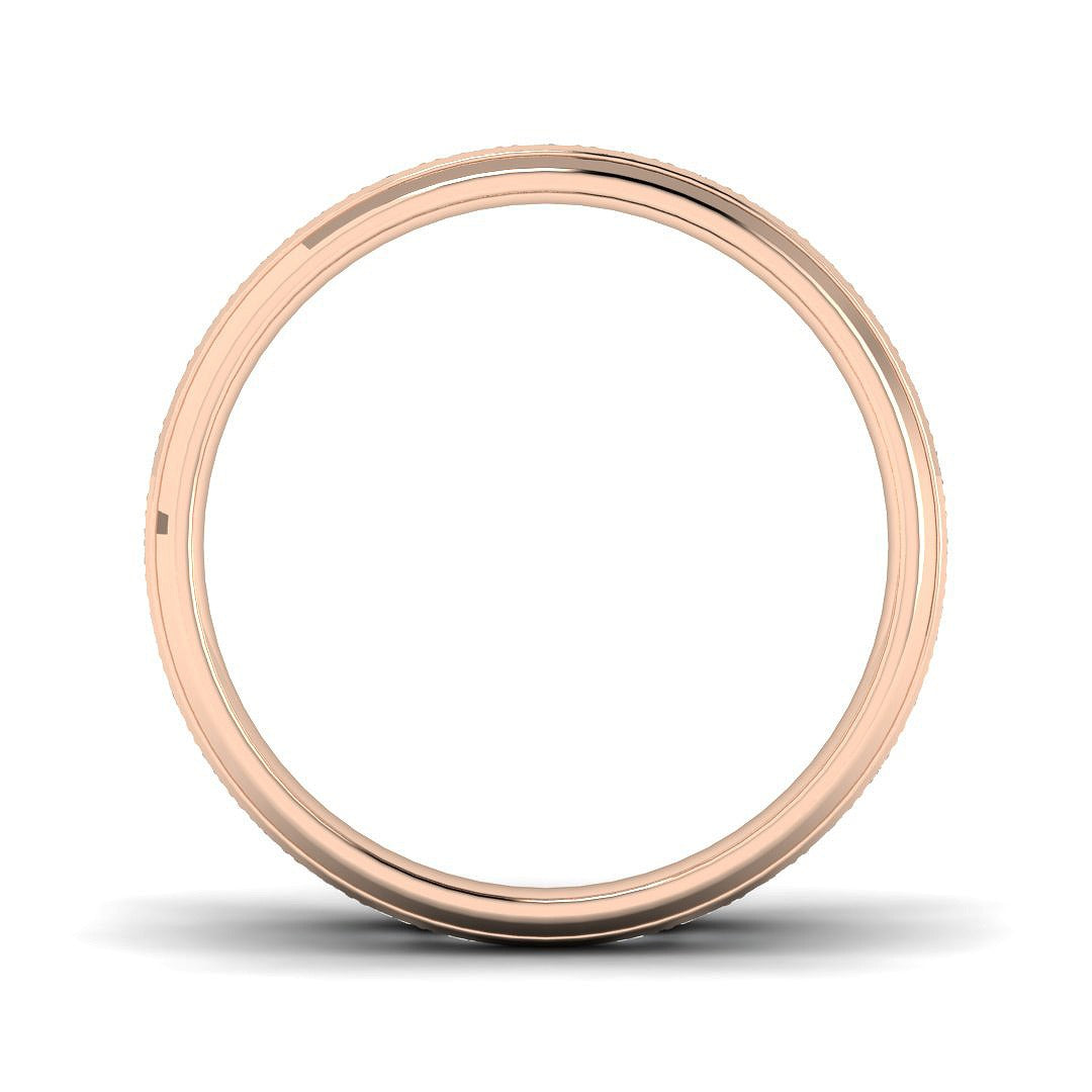 Round Diamond Full Eternity Ring | Lab & Natural | 1.00 Ct | Heavy Band