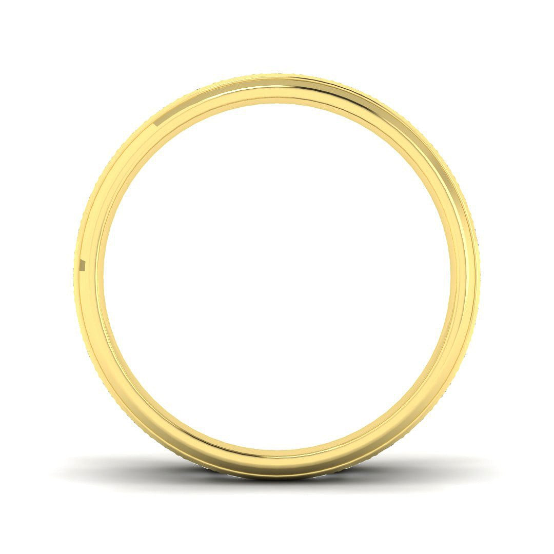 Round Diamond Full Eternity Ring | Lab & Natural | 1.00 Ct | Heavy Band