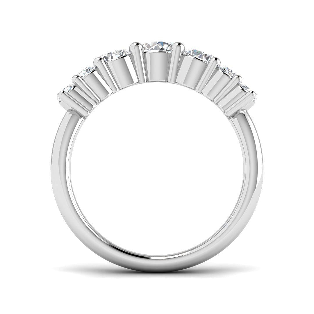 1.34Ct Lab Grown Diamond Ring in Platinum | Ring Size - M