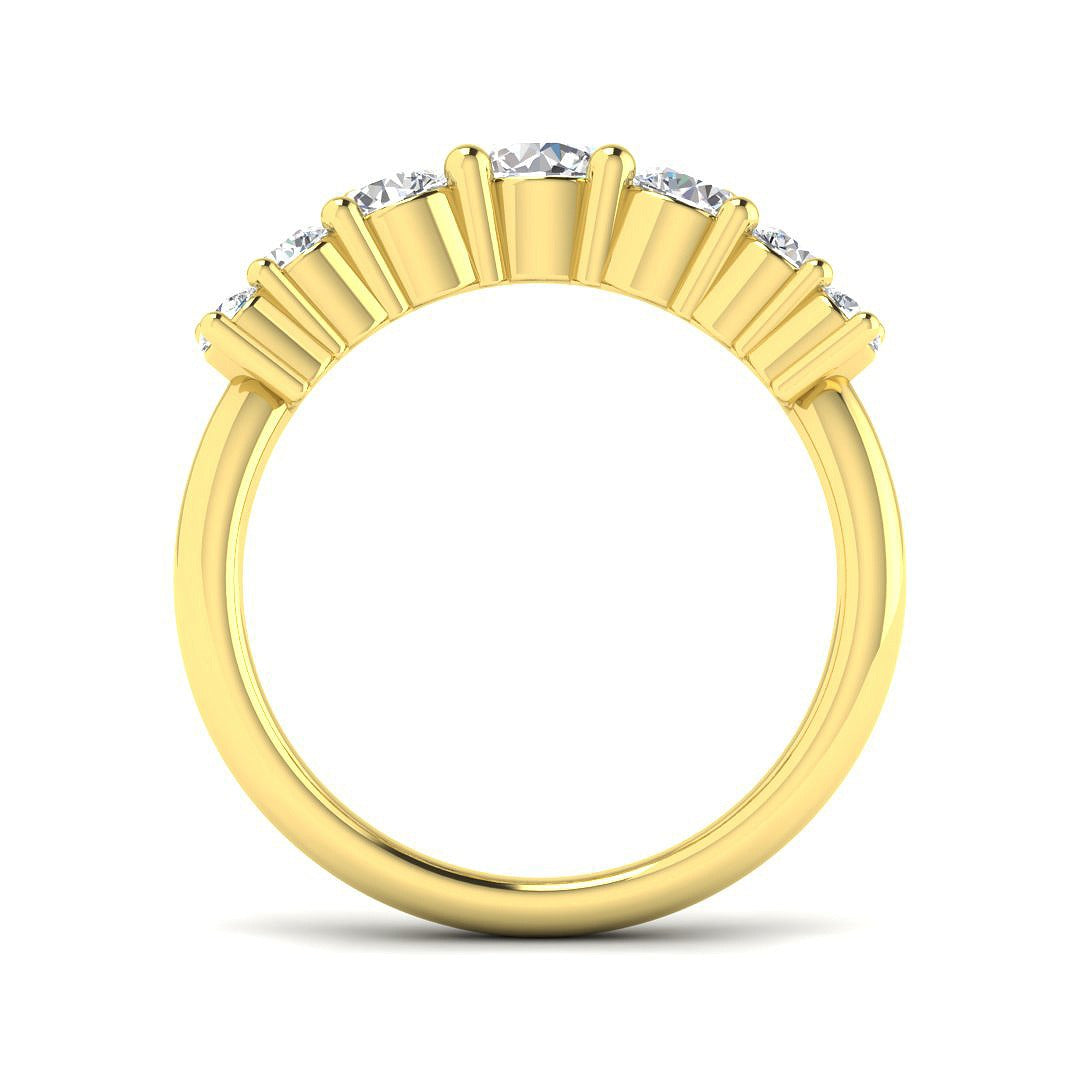 1.34Ct Lab Grown Diamond Ring in 9k Yellow Gold | Ring Size - M