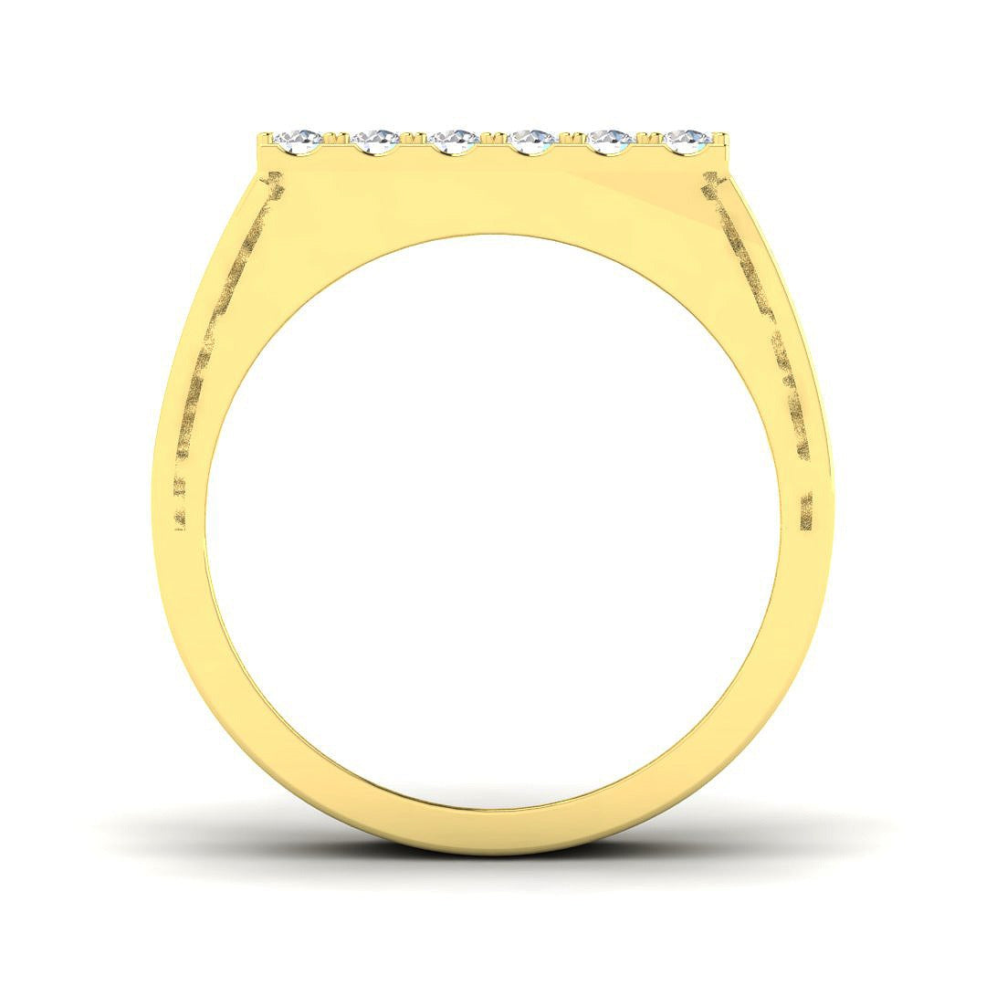 Luxury Diamond Signet Ring | 2.00ct | Hallmarked Gold & Platinum