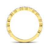 Marquise and Round Diamond Half Eternity Ring | 0.5ct