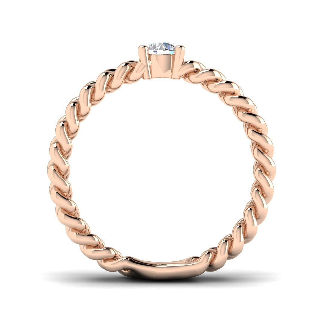 Diamond Rochekter Engagement Ring | 0.25ct
