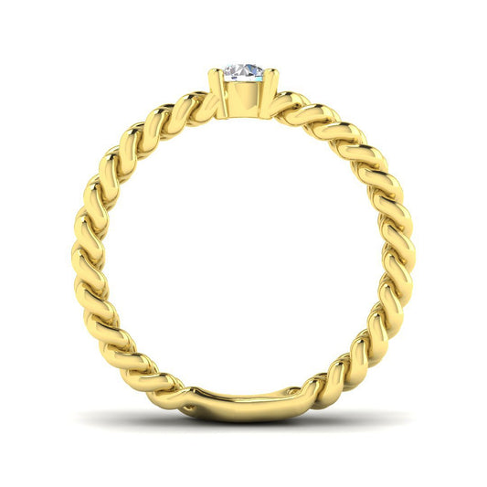 Diamond Rochekter Engagement Ring | 0.25ct