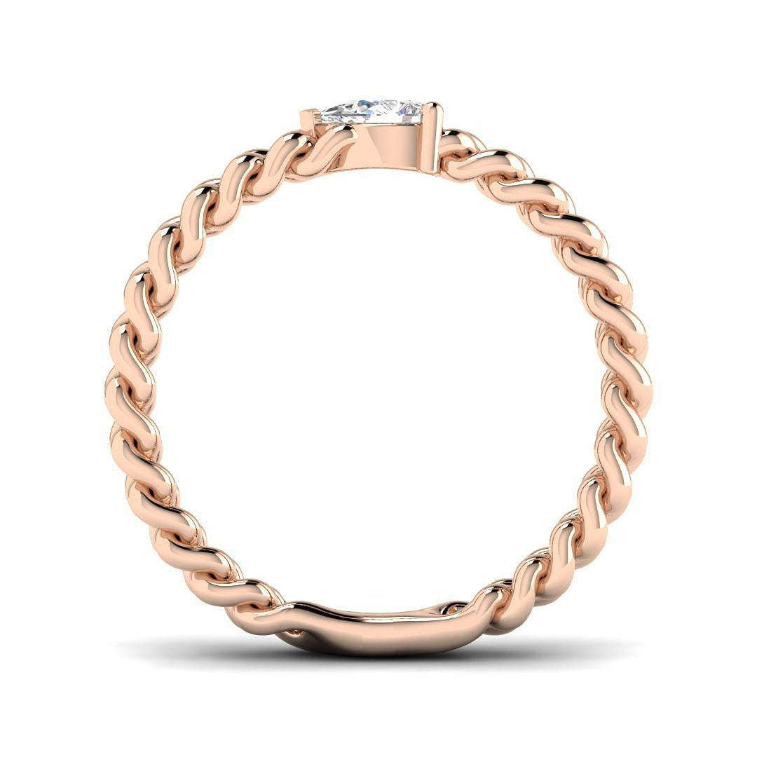 Diamond Chippebham Engagement Ring | 0.15ct