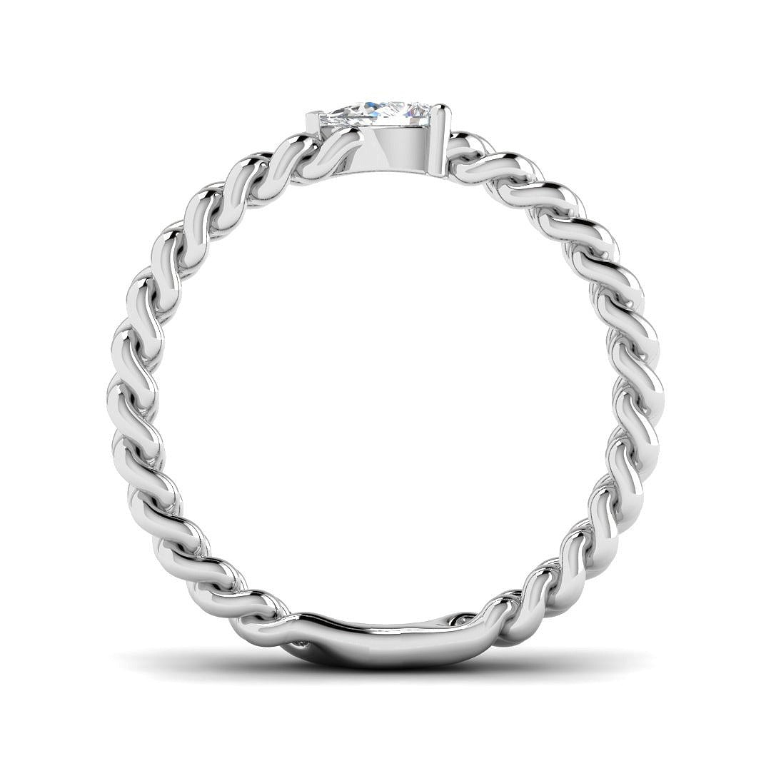 Diamond Chippebham Engagement Ring | 0.15ct