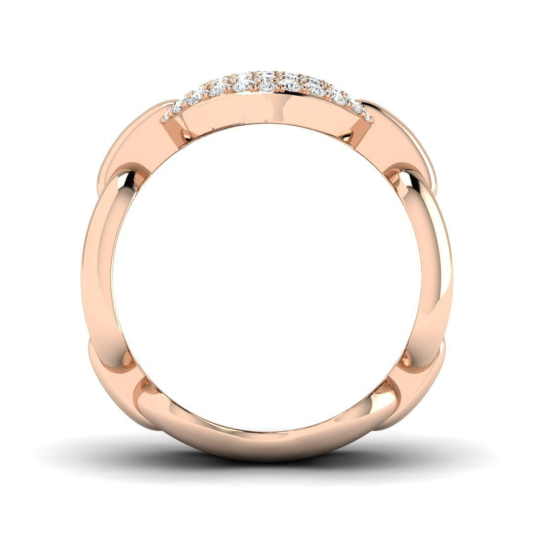 Natural Diamond Fancy Ring | 0.5ct | Hallmarked Gold & Platinum