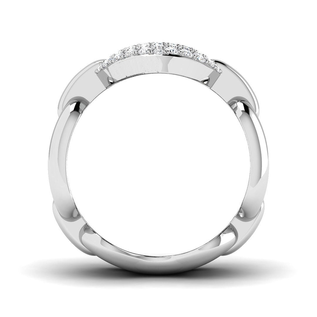 Natural Diamond Fancy Ring | 0.5ct | Hallmarked Gold & Platinum