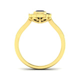 Diamond ktocktob Blue Sapphire Ring | 0.75ct - 1ct