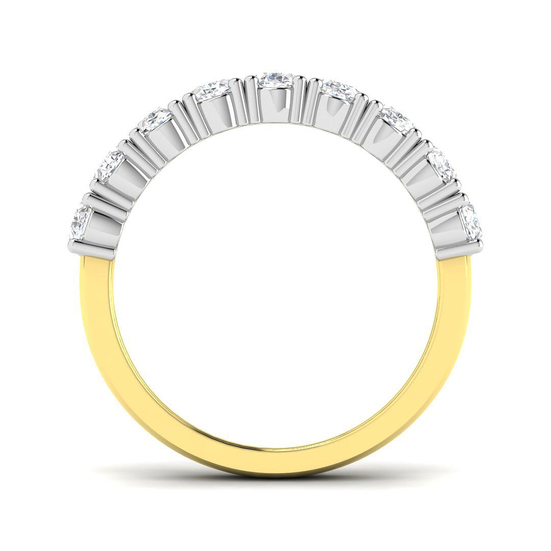 Diamond barsibgtob Half Eternity Ring | 1.75ct