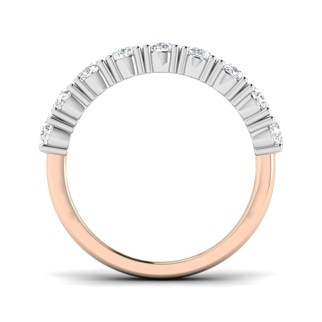 Diamond Half Eternity Ring | 2ct | Hallmarked Gold & Platinum