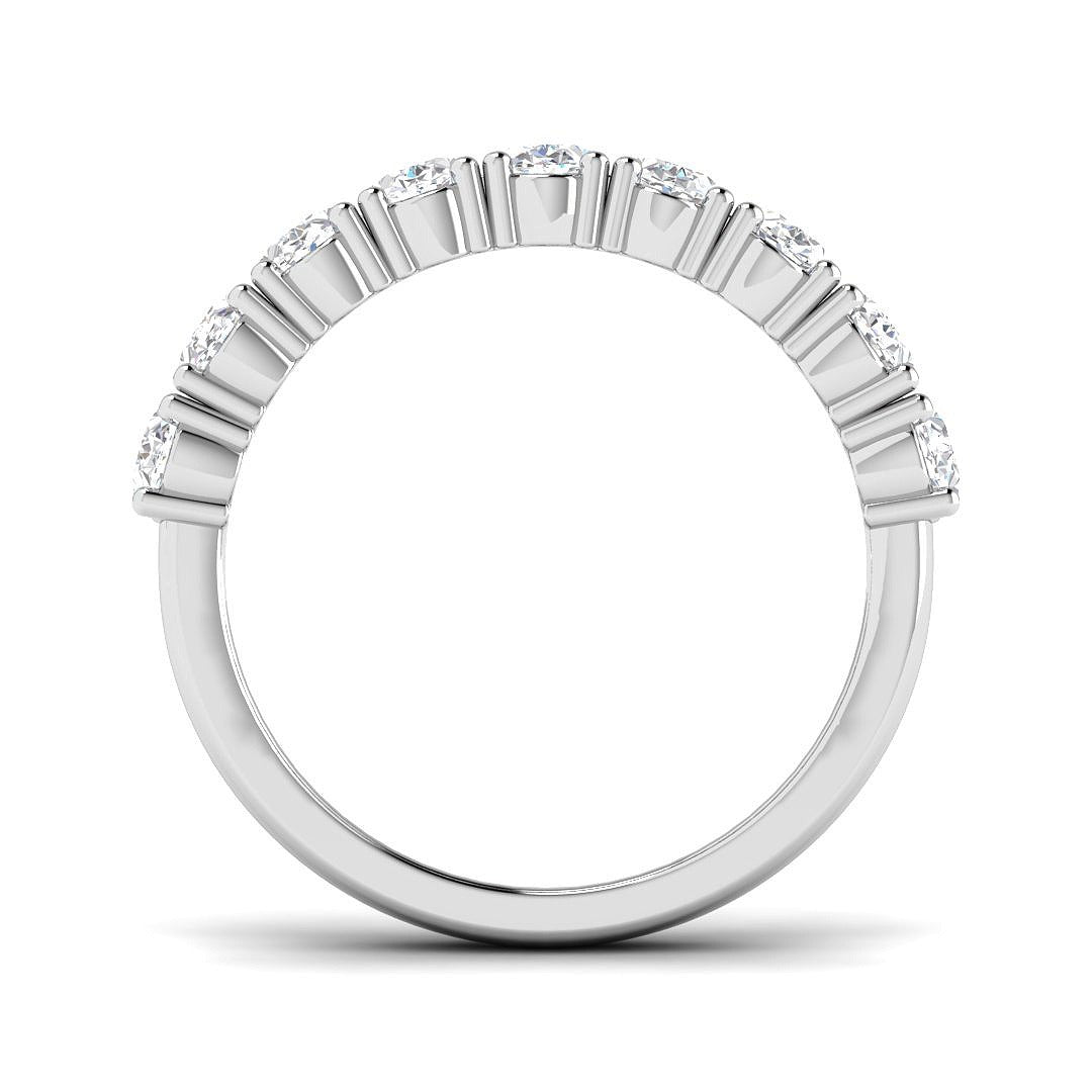 Diamond Half Eternity Ring | 2ct | Hallmarked Gold & Platinum