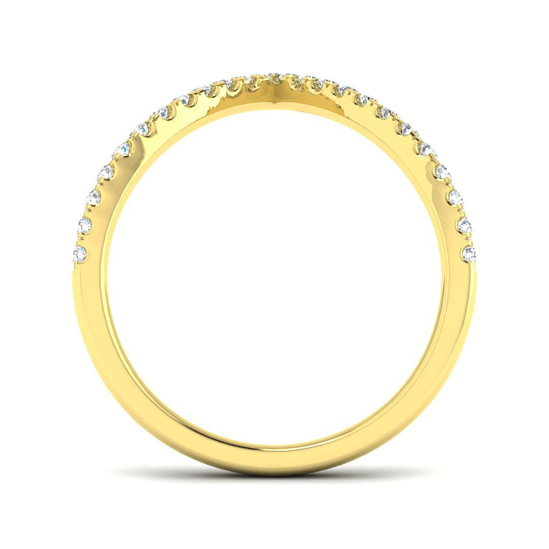 Diamond Wishbone Ring | 0.2ct - 0.33ct