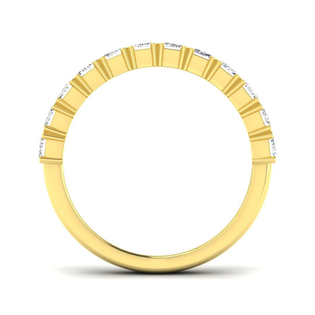 1.86Ct Lab Grown Diamond Ring in 9k Yellow Gold | Ring Size - M