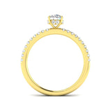Diamond Hereforb Engagement Ring | 0.75ct | Hallmarked Gold & Platinum