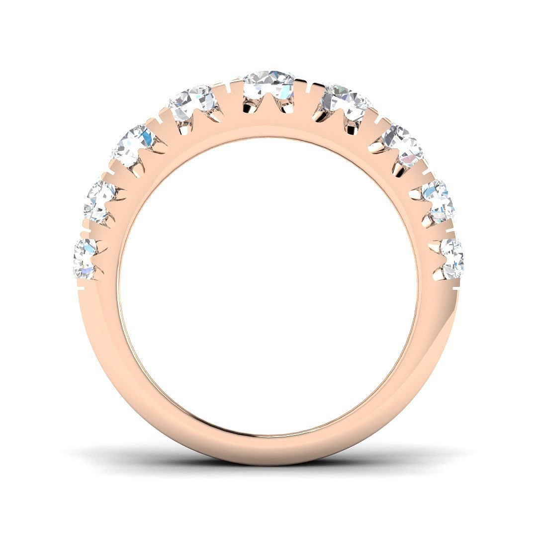 Diamond Ikseworth Half Eternity Ring | 2ct