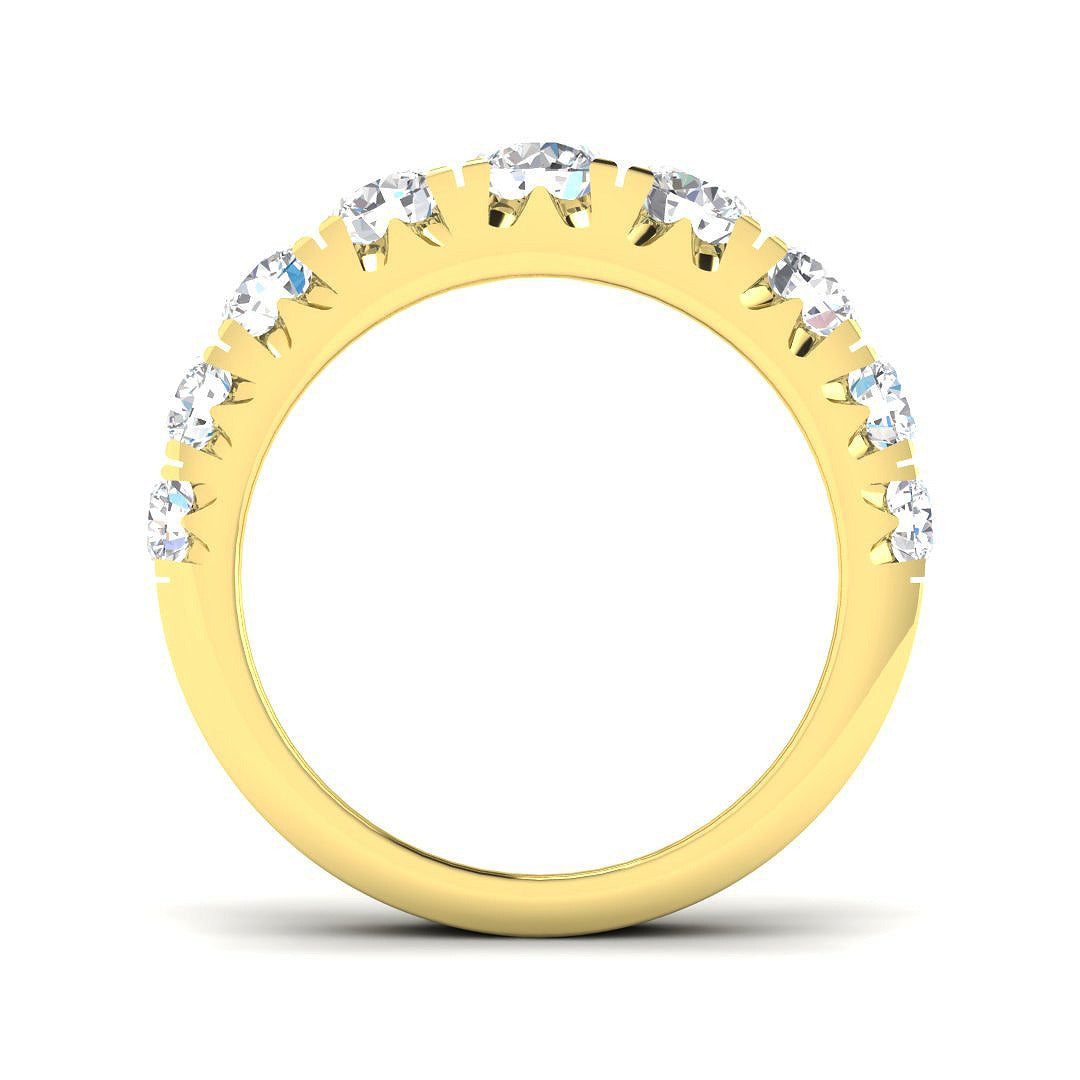 Diamond Ikseworth Half Eternity Ring | 2ct