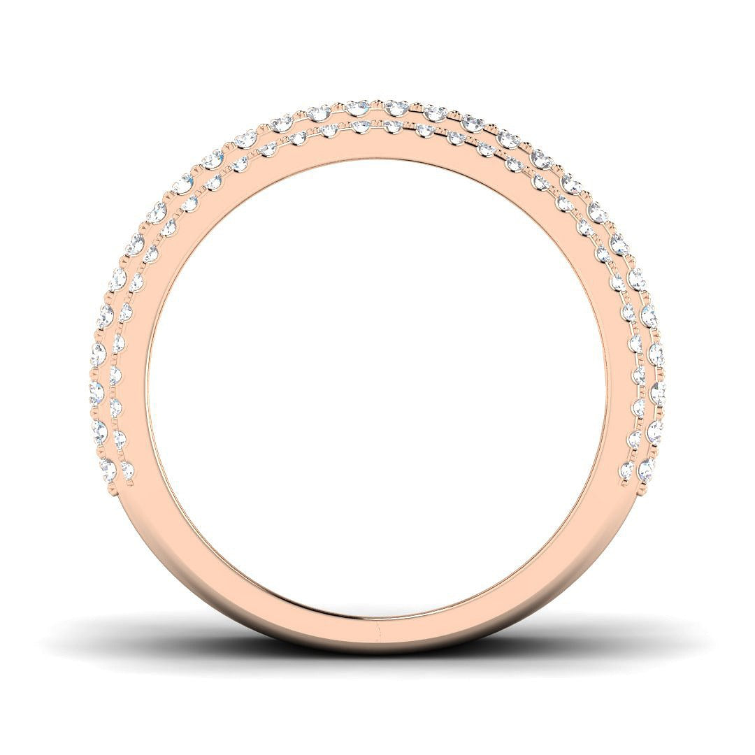Diamond Bsackwoob Half Eternity Ring | 1.5ct
