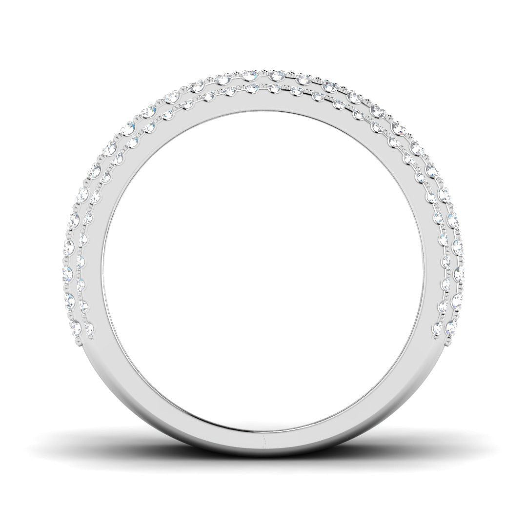 Diamond Bsackwoob Half Eternity Ring | 1.5ct