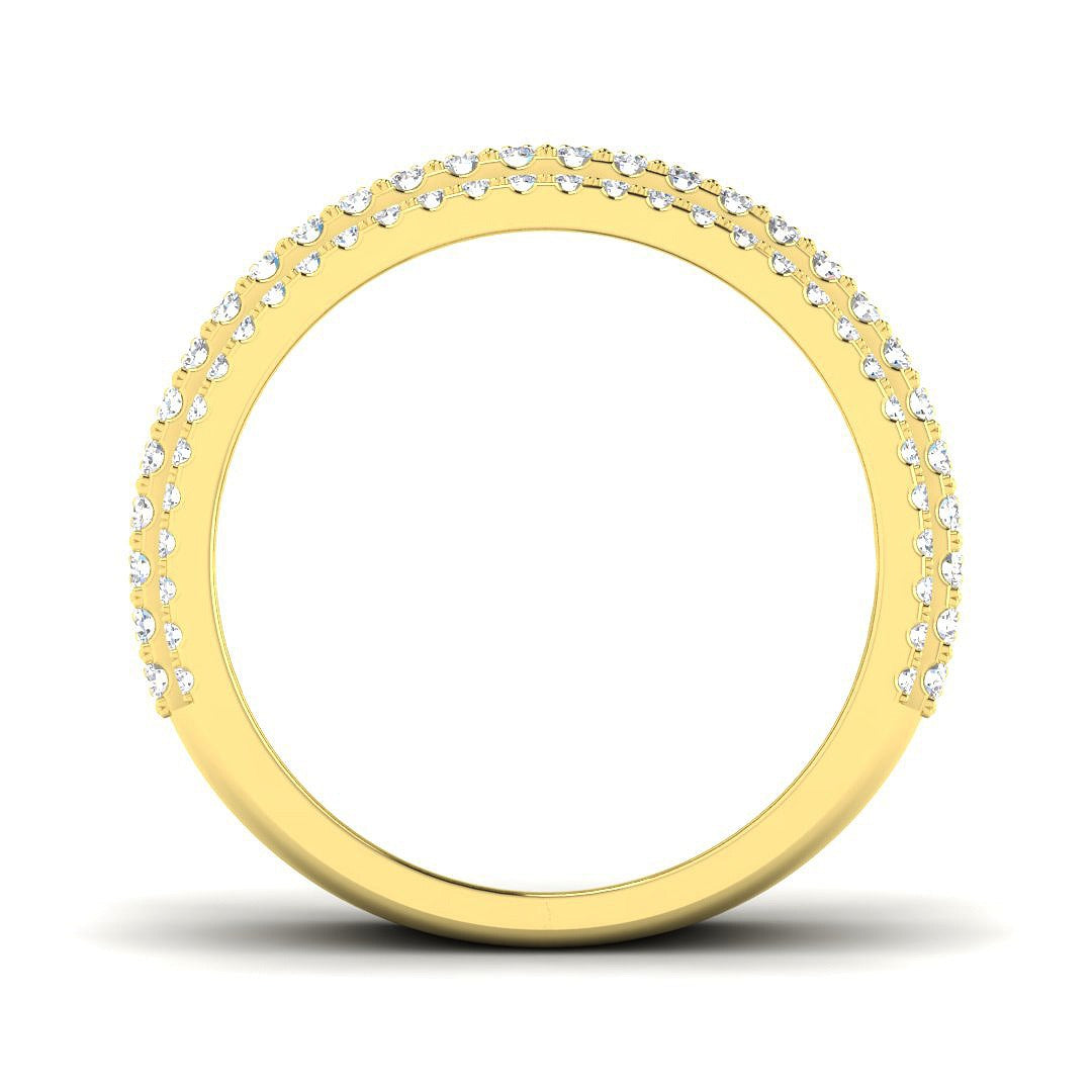 Diamond Bsackwoob Half Eternity Ring | 1.5ct