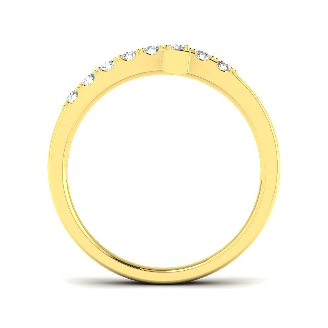 Sparkling Cross Diamond Ring | Lab-Grown or Natural Diamonds
