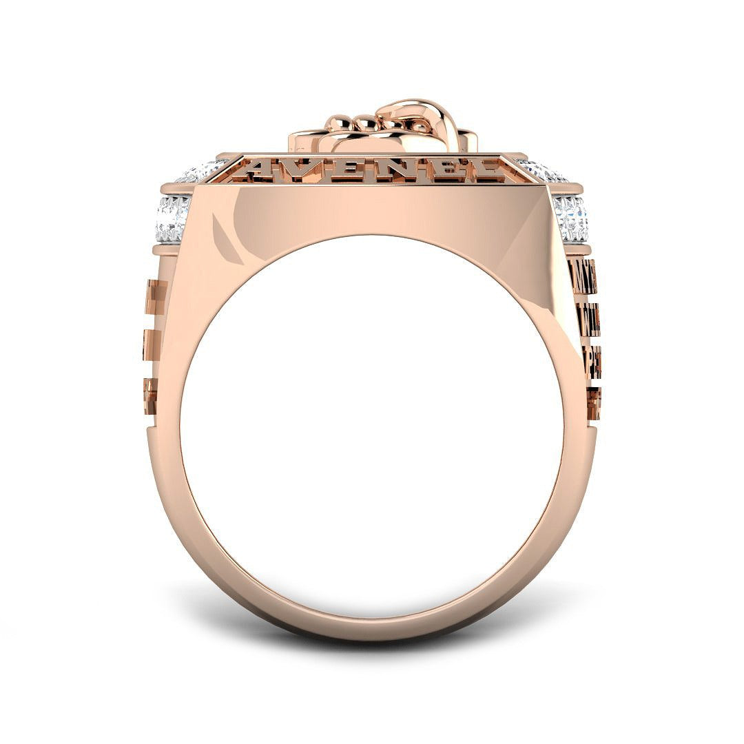 Prestige Diamond Signet Ring | 3ct | Hallmarked Gold & Platinum
