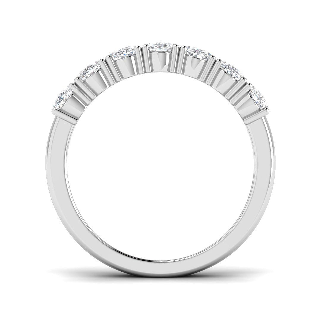 1.57Ct Lab Grown Diamond Ring in 9k White Gold | Ring Size - M