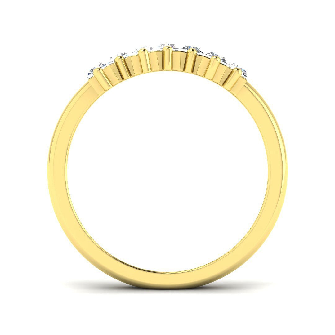 Diamond Festham Fancy Ring | 0.75ct | Hallmarked Gold & Platinum