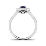 Diamond Cobham Blue Sapphire Ring | 1.75ct