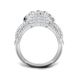 Luxury Lion Head Diamond Fancy Ring | 2.25ct | Hallmarked Gold & Platinum