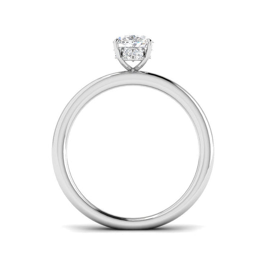 Diamond Hasifax Engagement Ring | 1ct | Hallmarked Gold & Platinum