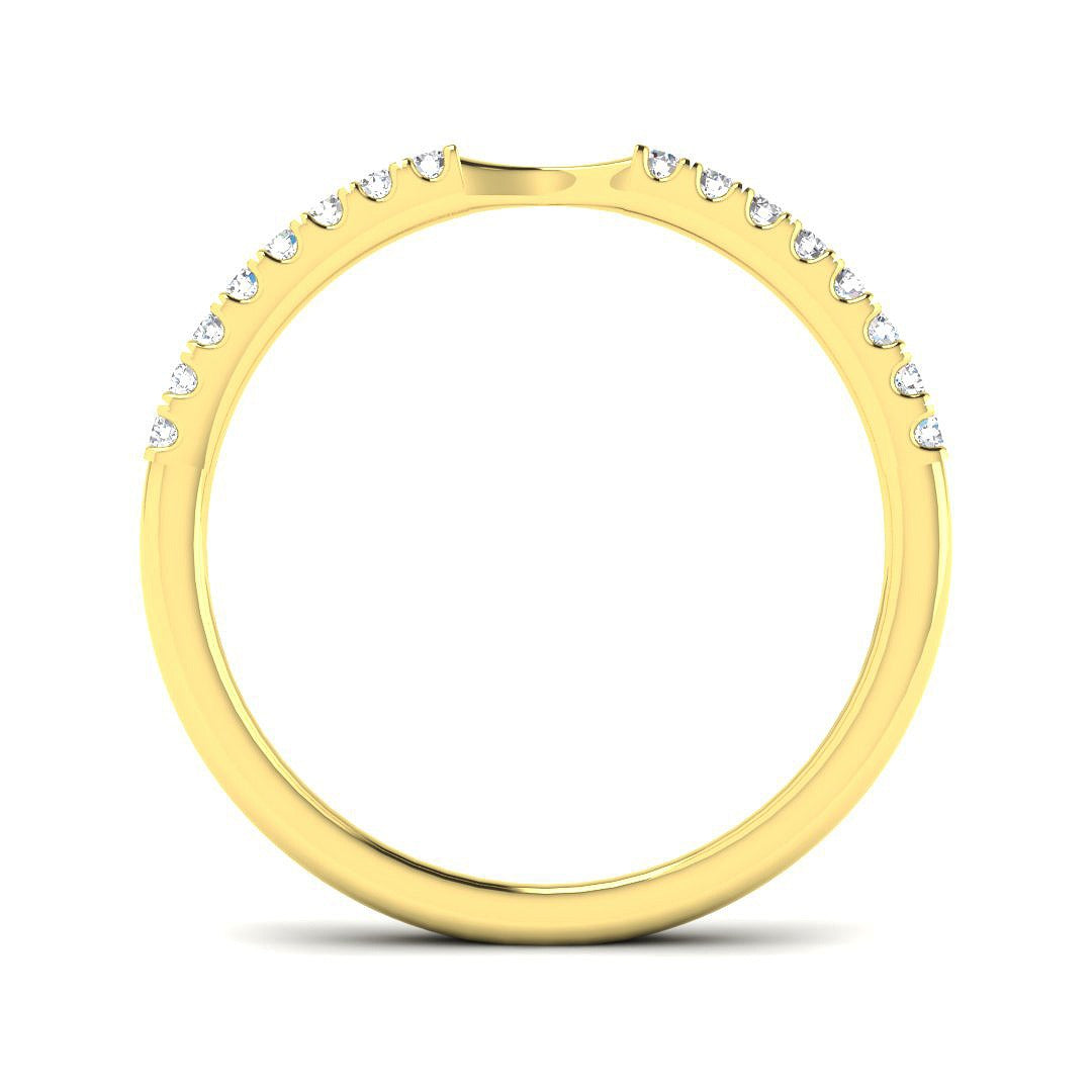 Natural Diamond Fancy Ring | 0.15ct | Hallmarked Gold & Platinum