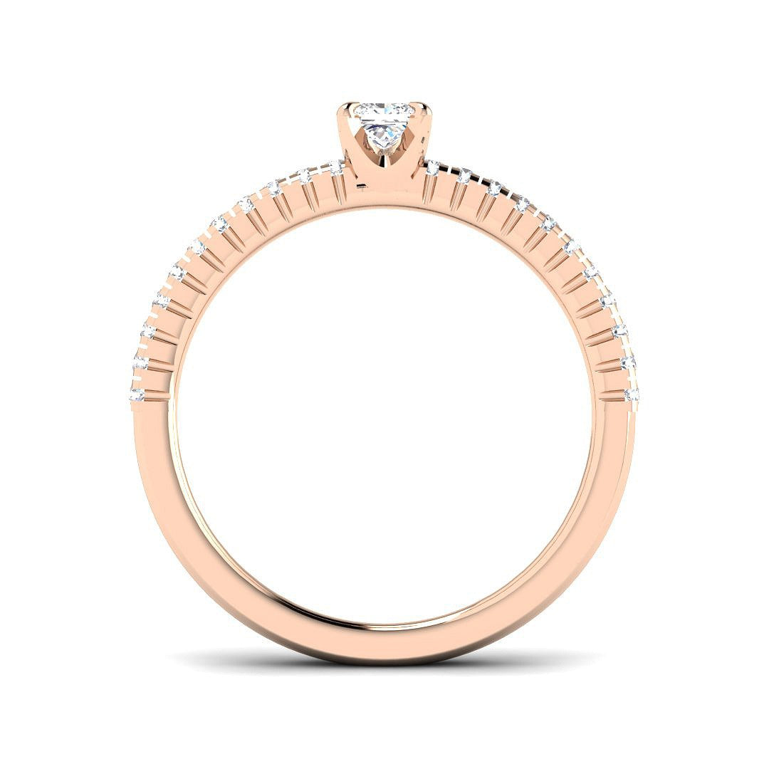 Diamond Portchekter Engagement Ring | 0.25ct