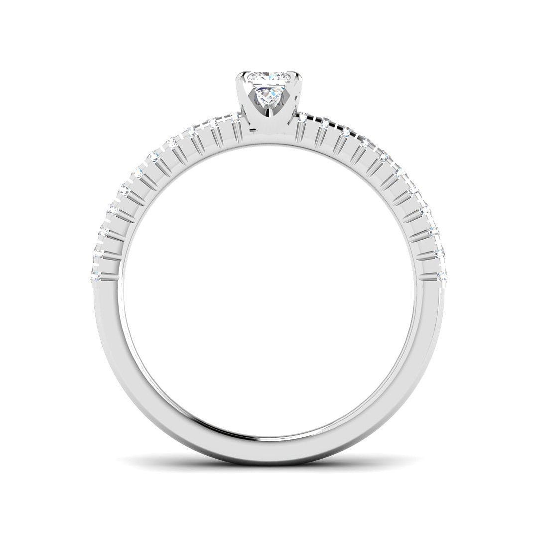 Diamond Portchekter Engagement Ring | 0.25ct