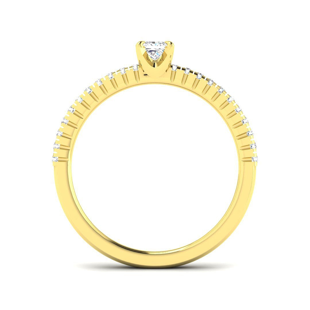 Diamond Portchekter Engagement Ring | 0.25ct