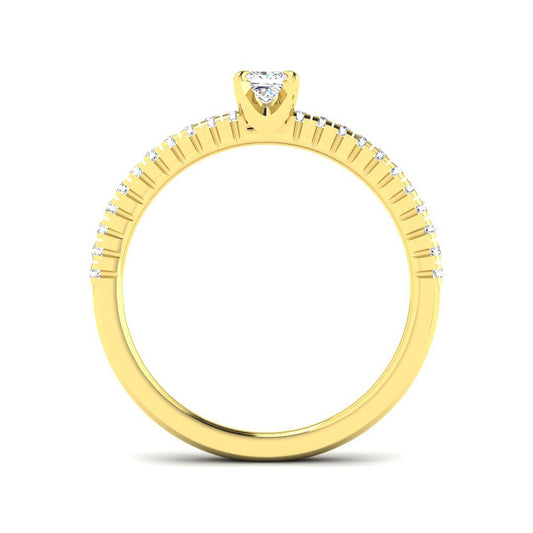 Diamond Portchekter Engagement Ring | 0.25ct